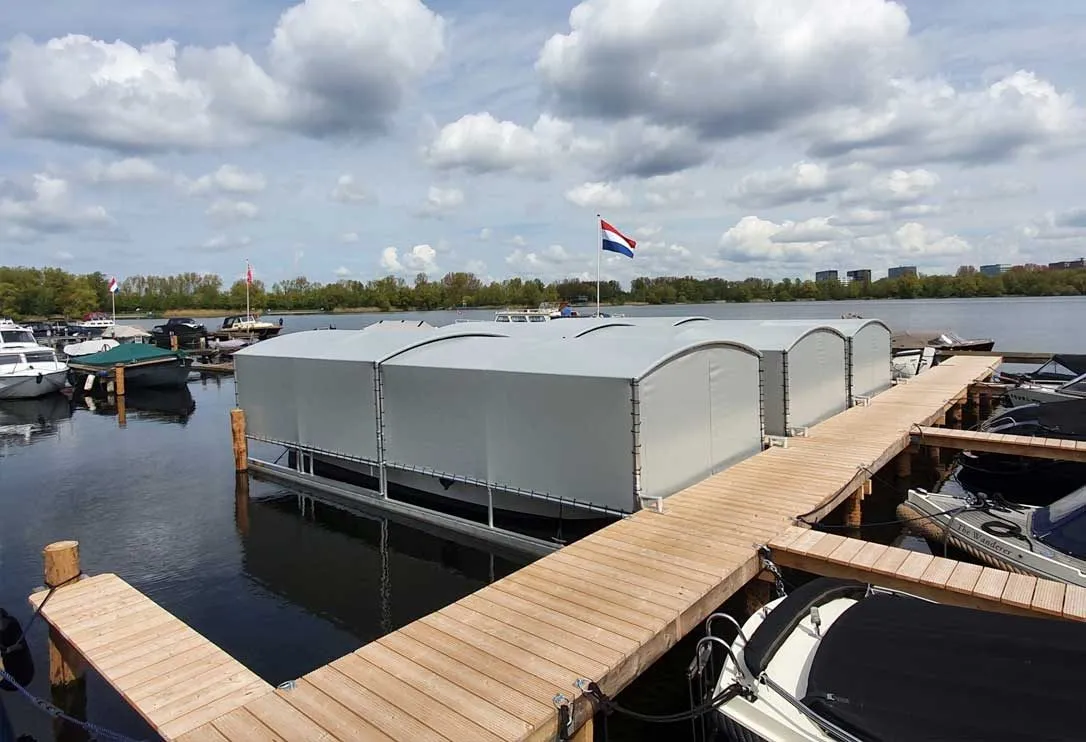 Bootoverkapping, project Amsterdam