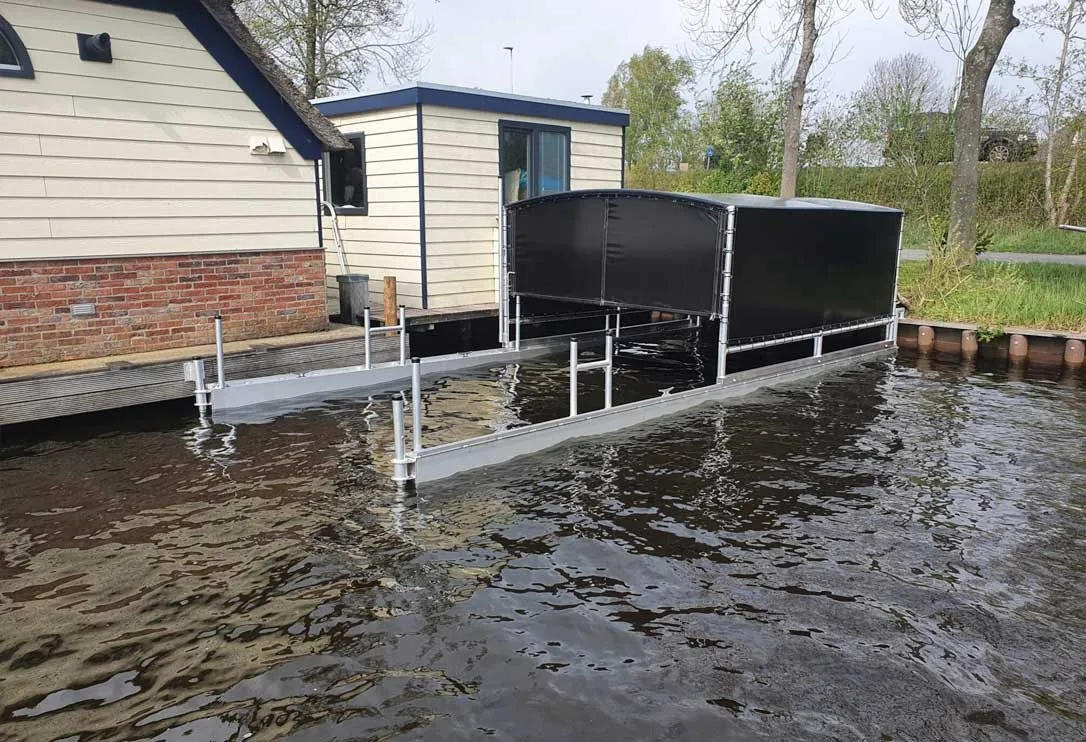 Bootoverkapping, project Wanneperveen