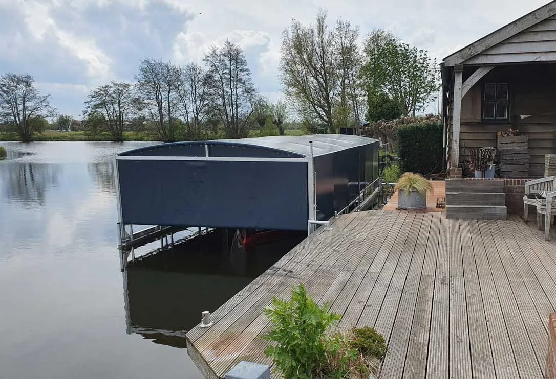 Bootoverkapping, project Giessenburg