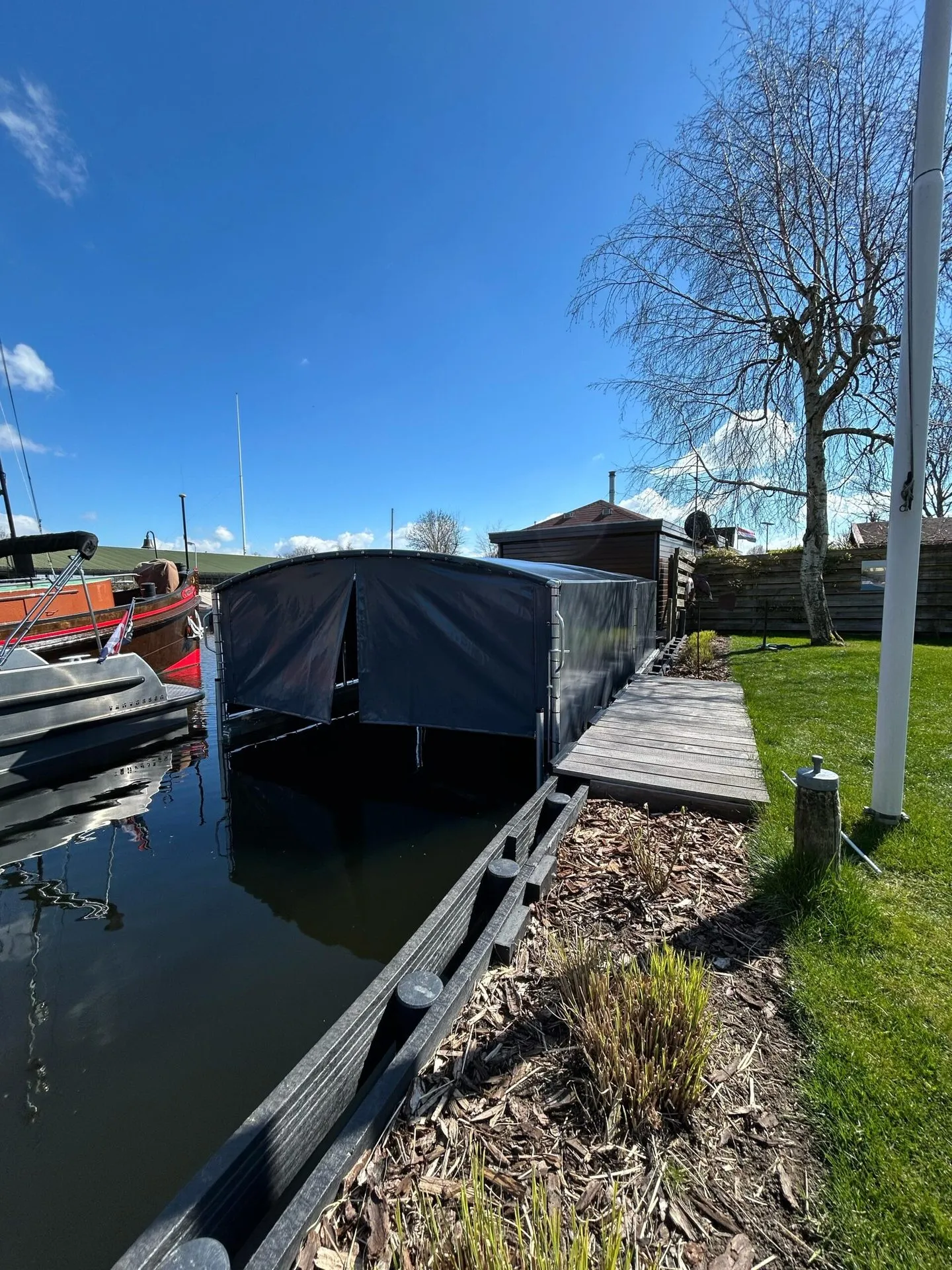 Bootsüberdachung, Projekt Aalsmeer – Foto 1